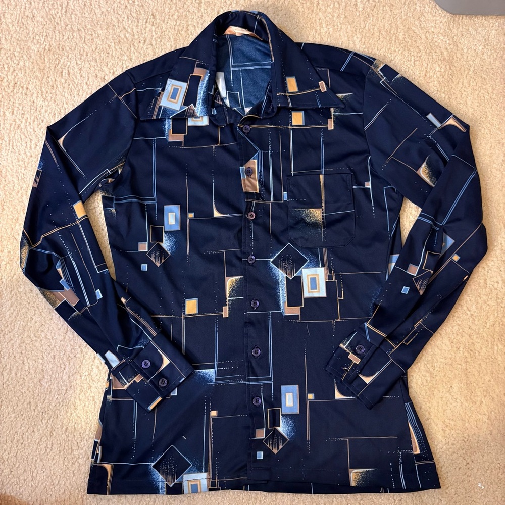 70’s Geometric Men's Shirt